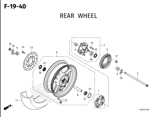 Katalog Suku Cadang Honda ST125 DAX