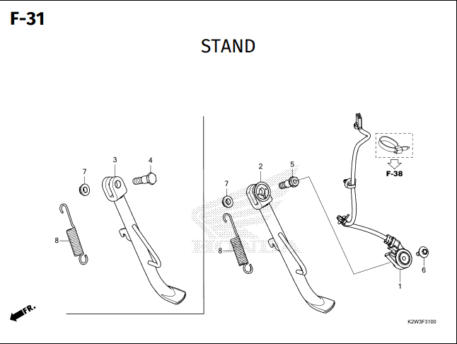 Katalog Suku Cadang Honda ST125 DAX