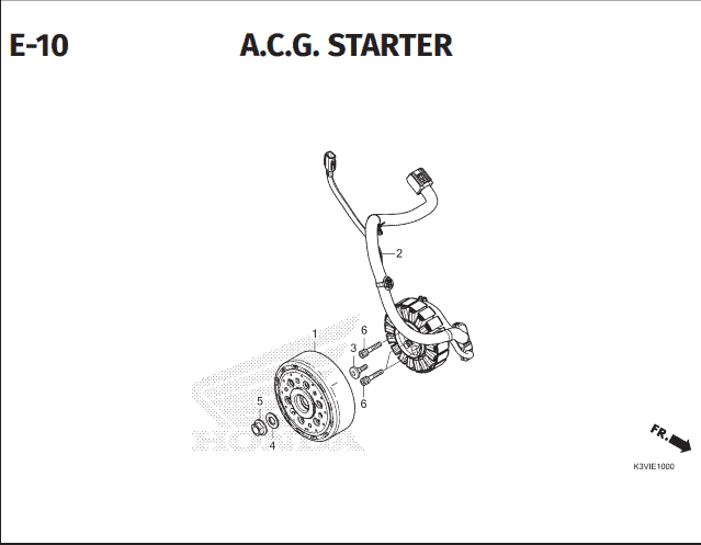 Katalog Suku Cadang Honda Stylo 160