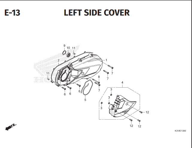 Katalog Suku Cadang Honda Stylo 160