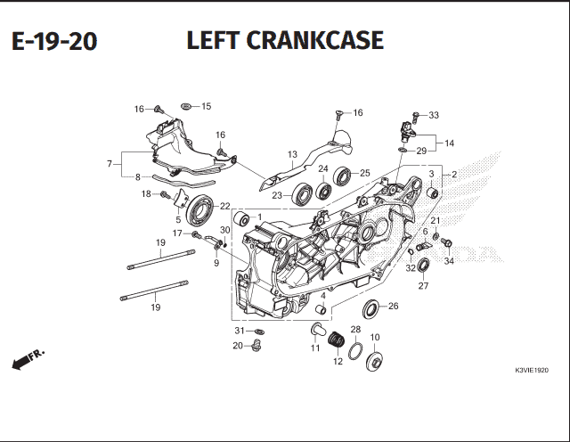 Katalog Suku Cadang Honda Stylo 160