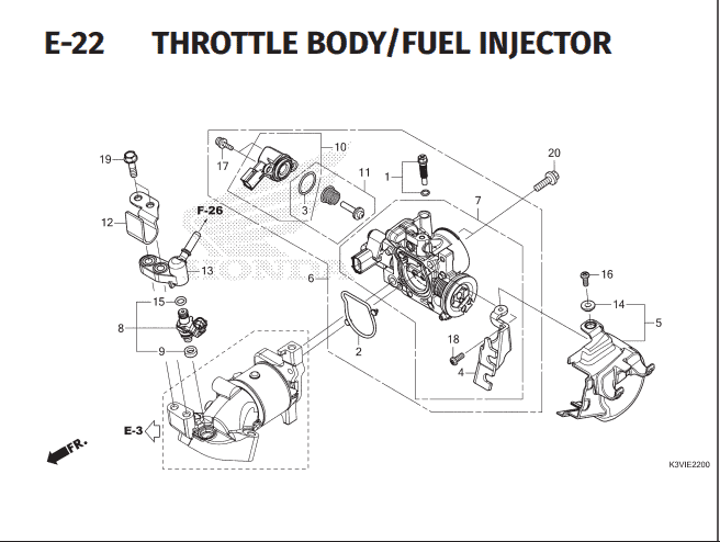 Katalog Suku Cadang Honda Stylo 160