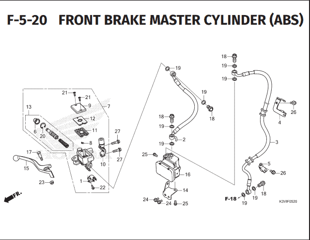 Katalog Suku Cadang Honda Stylo 160