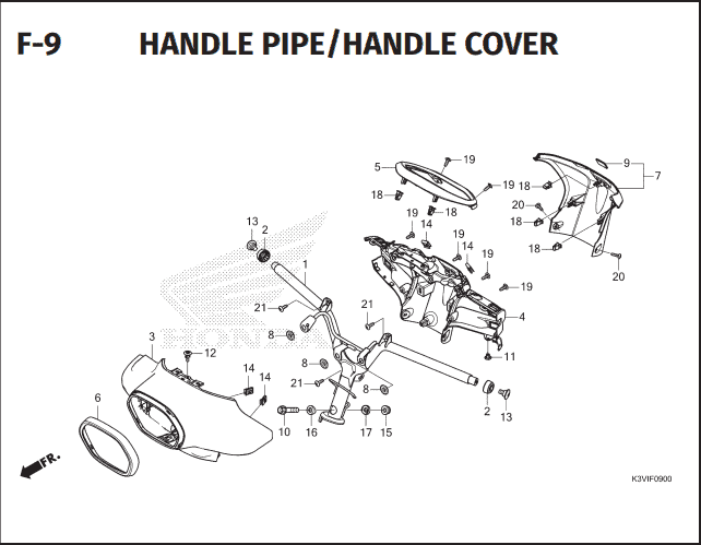 Katalog Suku Cadang Honda Stylo 160