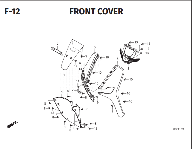 Katalog Suku Cadang Honda Stylo 160