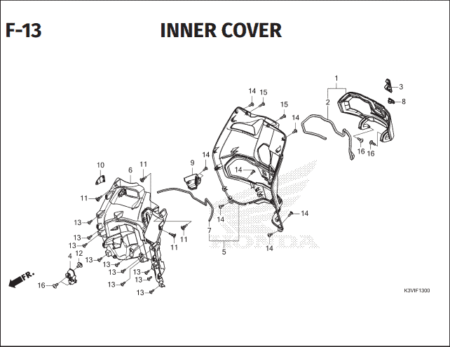 Katalog Suku Cadang Honda Stylo 160