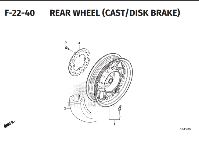 Katalog Suku Cadang Honda Stylo 160