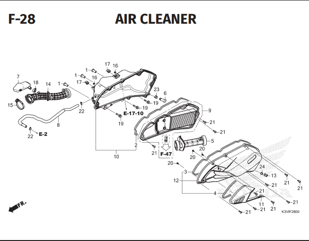 Katalog Suku Cadang Honda Stylo 160