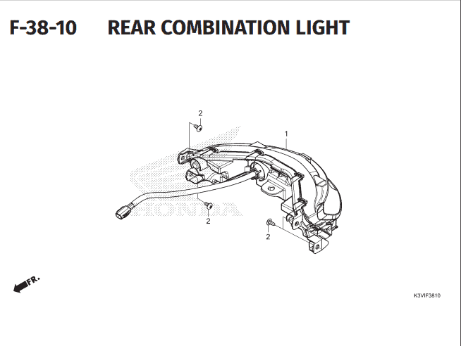 Katalog Suku Cadang Honda Stylo 160