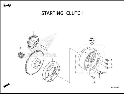 Katalog Suku Cadang Honda Super Cub 125