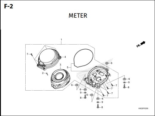 Katalog Suku Cadang Honda Super Cub 125