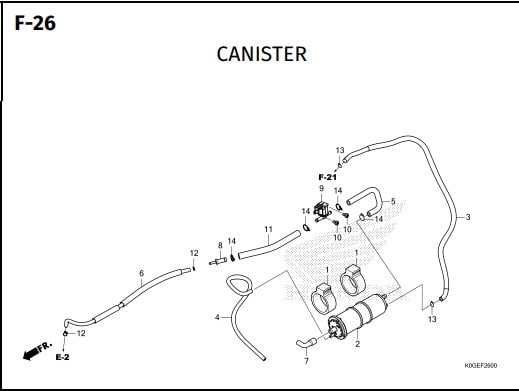 Katalog Suku Cadang Honda Super Cub 125