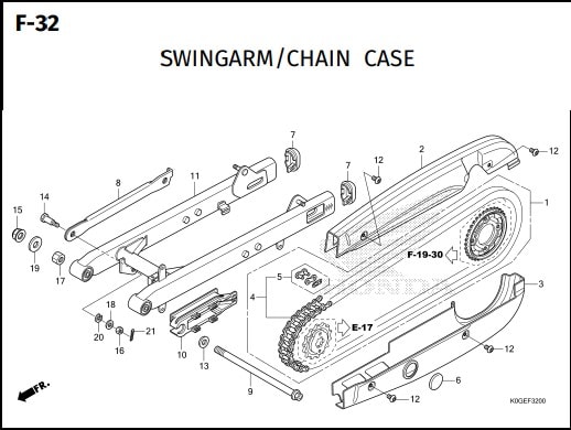 Katalog Suku Cadang Honda Super Cub 125