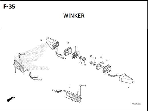 Katalog Suku Cadang Honda Super Cub 125