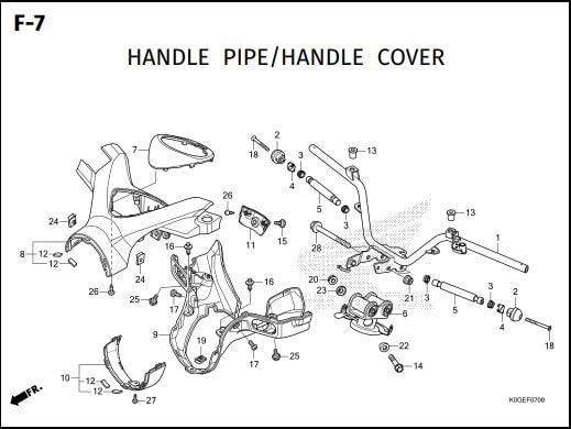 Katalog Suku Cadang Honda Super Cub 125