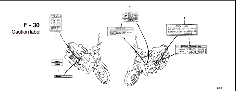 Katalog Suku Cadang Honda Supra FIT New
