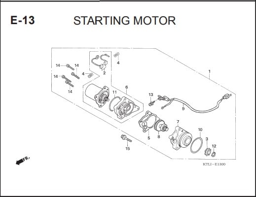 Katalog Suku Cadang Honda Supra FIT X