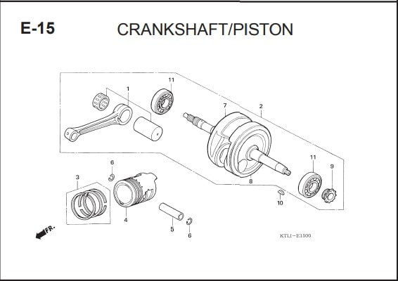 Katalog Suku Cadang Honda Supra FIT X