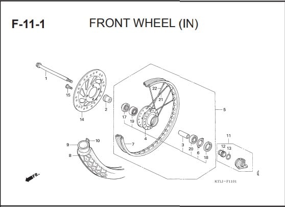 Katalog Suku Cadang Honda Supra FIT X