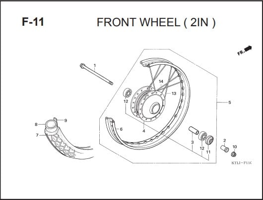Katalog Suku Cadang Honda Supra FIT X