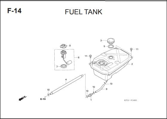 Katalog Suku Cadang Honda Supra FIT X