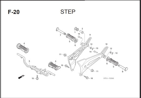 Katalog Suku Cadang Honda Supra FIT X