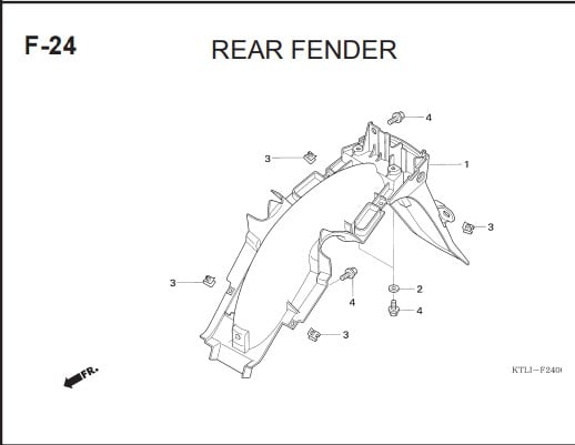 Katalog Suku Cadang Honda Supra FIT X