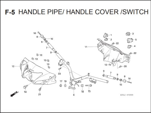 Katalog Suku Cadang Honda Supra FIT X