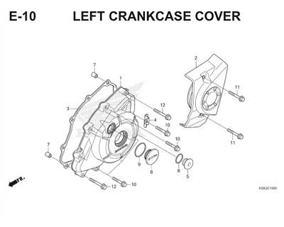 Katalog Suku Cadang Honda Supra GTR 150 K56F