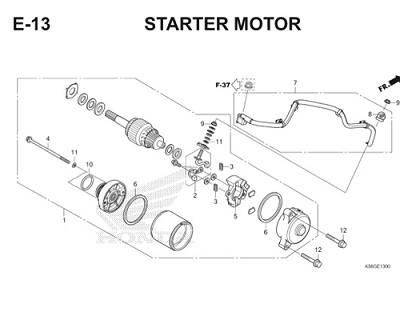 Katalog Suku Cadang Honda Supra GTR 150 K56F