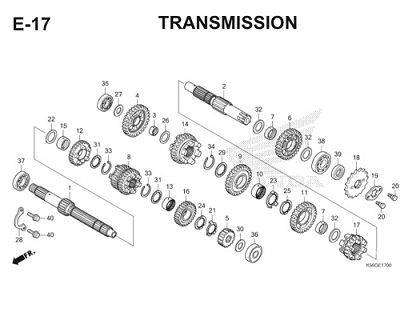 Katalog Suku Cadang Honda Supra GTR 150 K56F