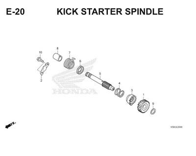 Katalog Suku Cadang Honda Supra GTR 150 K56F