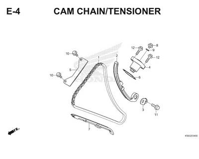 Katalog Suku Cadang Honda Supra GTR 150 K56F