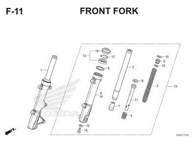 Katalog Suku Cadang Honda Supra GTR 150 K56F