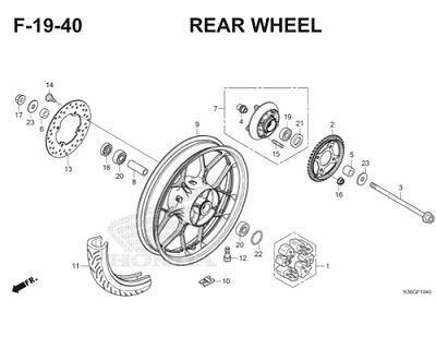 Katalog Suku Cadang Honda Supra GTR 150 K56F