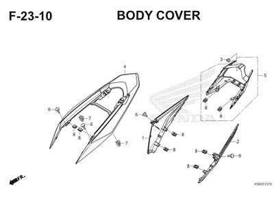 Katalog Suku Cadang Honda Supra GTR 150 K56F