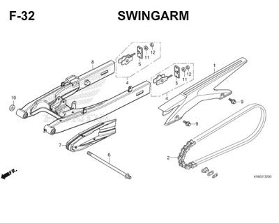 Katalog Suku Cadang Honda Supra GTR 150 K56F