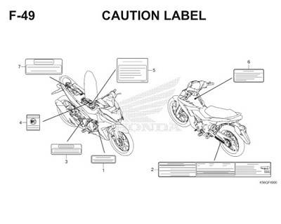 Katalog Suku Cadang Honda Supra GTR 150 K56F