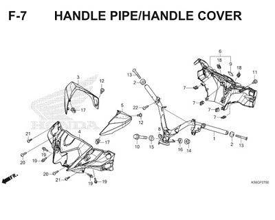 Katalog Suku Cadang Honda Supra GTR 150 K56F