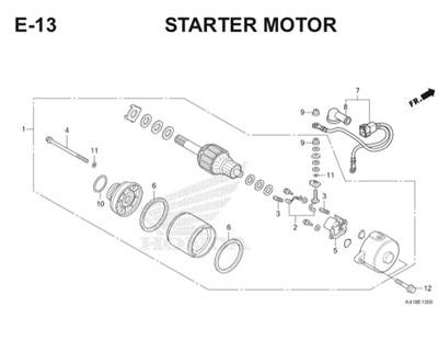 Katalog Suku Cadang Honda Supra X 125 FI K41
