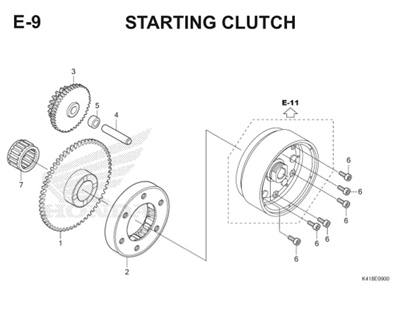 Katalog Suku Cadang Honda Supra X 125 FI K41