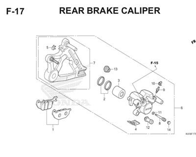 Katalog Suku Cadang Honda Supra X 125 FI K41