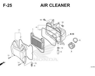 Katalog Suku Cadang Honda Supra X 125 FI K41