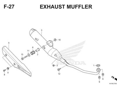 Katalog Suku Cadang Honda Supra X 125 FI K41