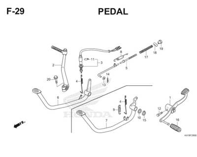 Katalog Suku Cadang Honda Supra X 125 FI K41