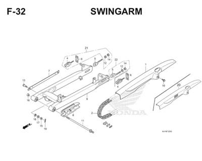 Katalog Suku Cadang Honda Supra X 125 FI K41