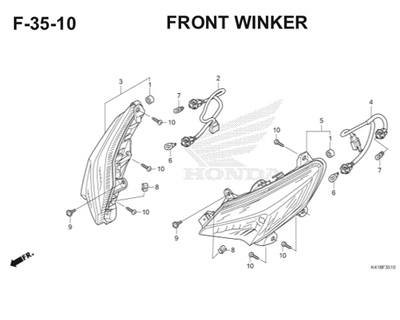 Katalog Suku Cadang Honda Supra X 125 FI K41