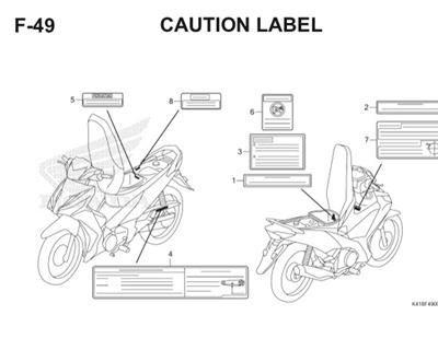 Katalog Suku Cadang Honda Supra X 125 FI K41