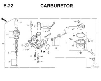 Katalog Suku Cadang Honda Supra X 125 Helm-In KYZ