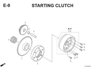 Katalog Suku Cadang Honda Supra X 125 Helm-In KYZ
